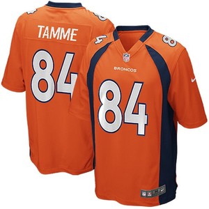 Jacob Tamme Denver Broncos Team Color Game Jersey - Orange Nfl