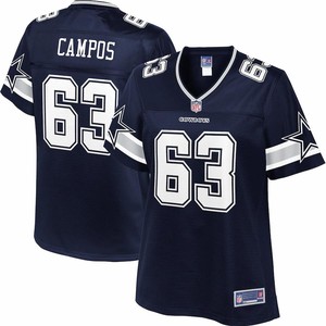 Jake Campos Dallas Cowboys Nfl Pro Line Womens Player Jersey - Navy