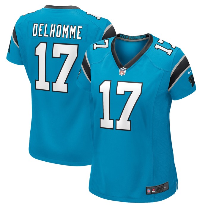 Jake Delhomme Carolina Panthers Womens Retired Player Jersey - Blue Nfl - Cocomos