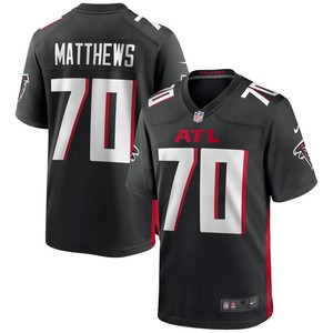 Jake Matthews Atlanta Falcons Game Jersey - Black Nfl