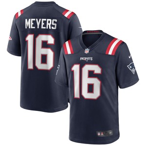 Jakobi Meyers New England Patriots Game Jersey - Navy Nfl