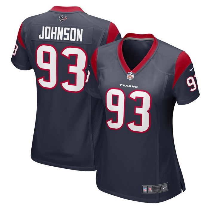 Jaleel Johnson Houston Texans Womens Game Jersey - Navy Nfl