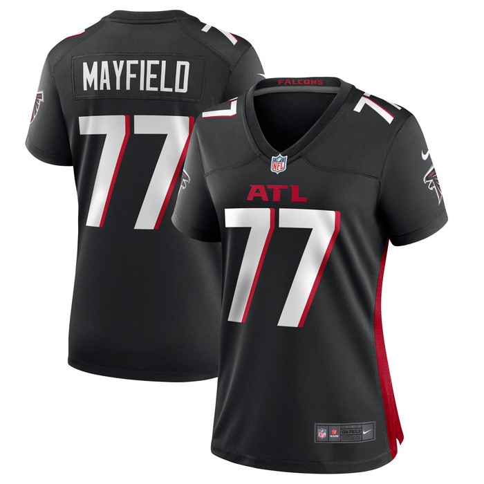 Jalen Mayfield Atlanta Falcons Womens Game Jersey - Black Nfl