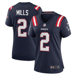 Jalen Mills New England Patriots Womens Game Player Jersey - Navy Nfl