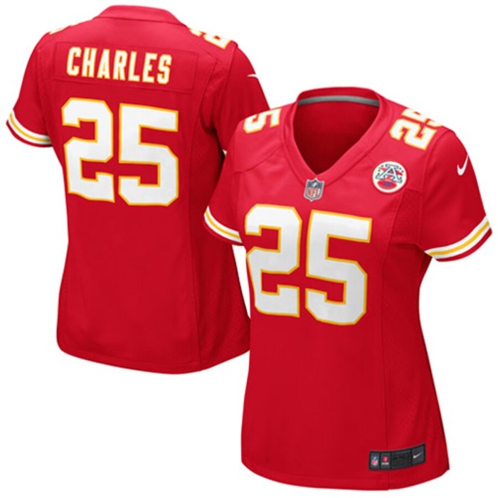 Jamaal Charles Kansas City Chiefs Nike Womens Game Jersey - Red