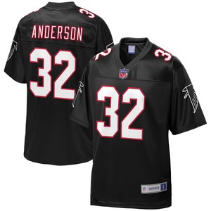 Jamal Anderson Atlanta Falcons Nfl Pro Line Retired Player Jersey - Black Nfl