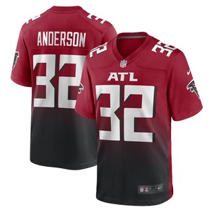 Jamal Anderson Atlanta Falcons Retired Player Alternate Game Jersey - Red Nfl