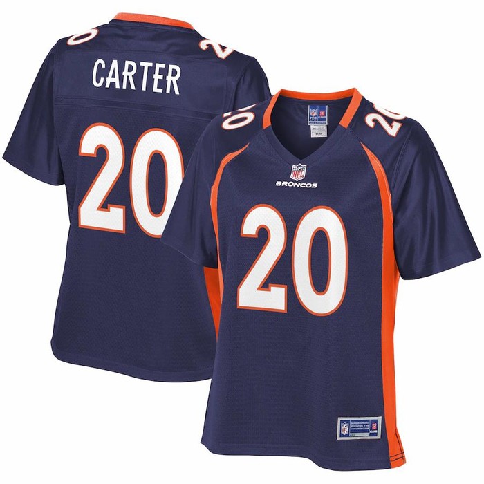 Jamal Carter Denver Broncos Nfl Pro Line Womens Alternate Player Jersey - Navy