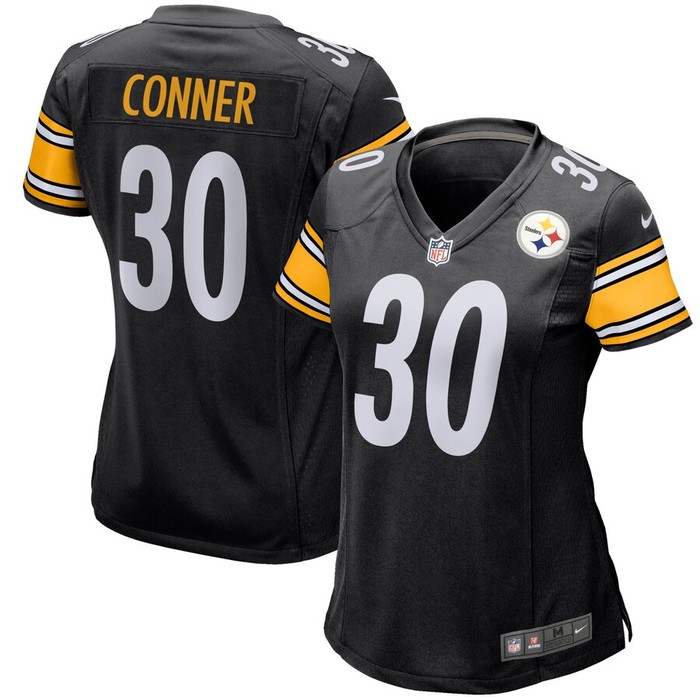 James Conner Pittsburgh Steelers Nike Womens Game Jersey - Black