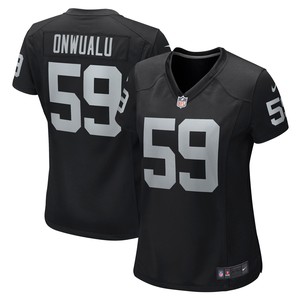 James Onwualu Las Vegas Raiders Womens Game Jersey - Black Nfl