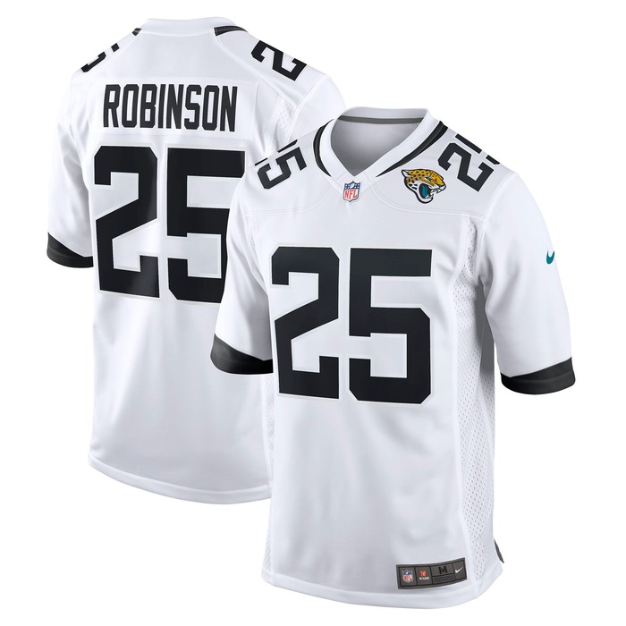 James Robinson Jacksonville Jaguars Game Jersey - White Nfl