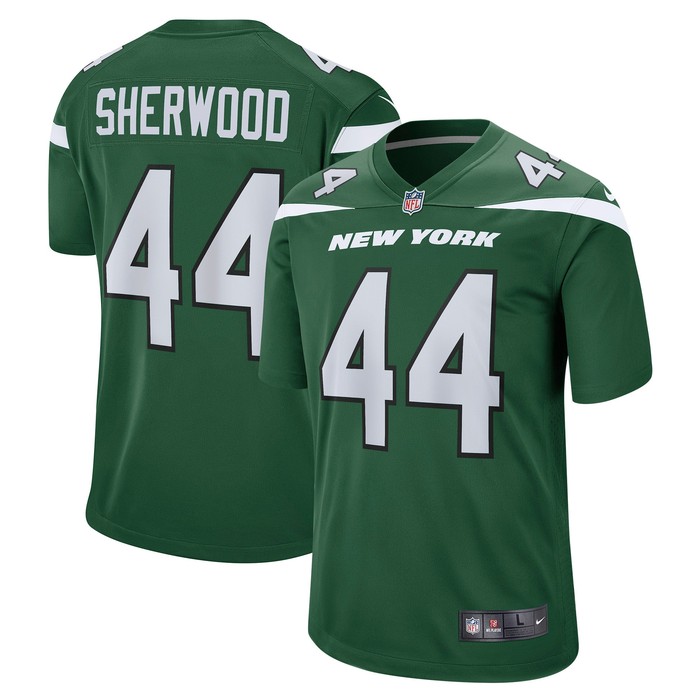 Jamien Sherwood New York Jets Game Jersey - Gotham Green Nfl