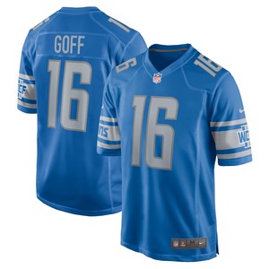 Jared Goff Detroit Lions Player Game Jersey - Blue Nfl