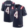 Jarrett Stidham New England Patriots Game Jersey - Navy Nfl - Cocomos
