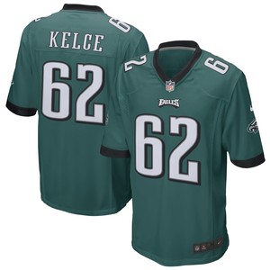 Jason Kelce Philadelphia Eagles Game Jersey - Midnight Green Nfl