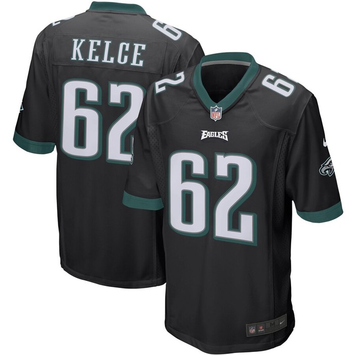 Jason Kelce Philadelphia Eagles Nike Player Game Jersey - Black