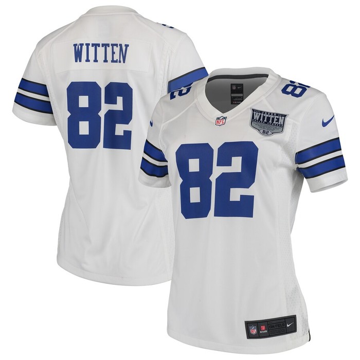 Jason Witten Dallas Cowboys Nike Womens Retired Player Game Jersey - White