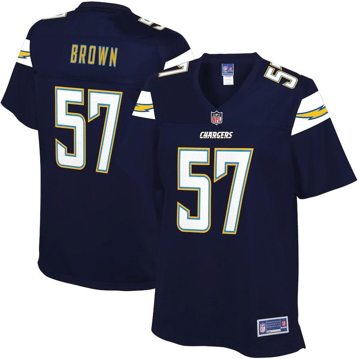 Jatavis Brown Los Angeles Chargers Nfl Pro Line Womens Jersey - Navy - Cocomos