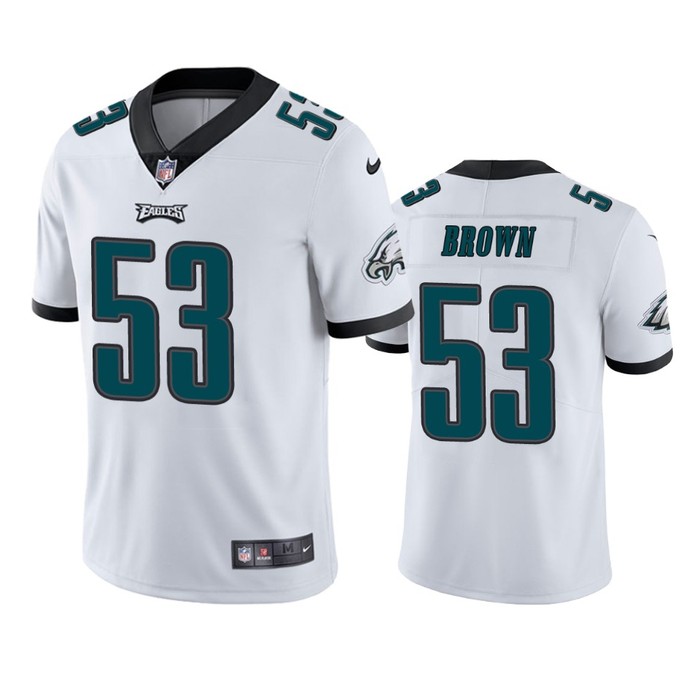 Jatavis Brown Philadelphia Eagles White Vapor Limited Jersey