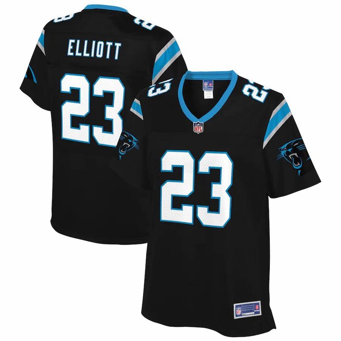 Javien Elliott Carolina Panthers Nfl Pro Line Womens Team Color Player Jersey - Black