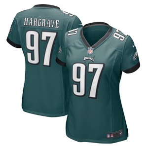 Javon Hargrave Philadelphia Eagles Womens Player Jersey - Midnight Green Nfl