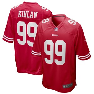 Javon Kinlaw San Francisco 49ers Game Jersey - Scarlet Nfl