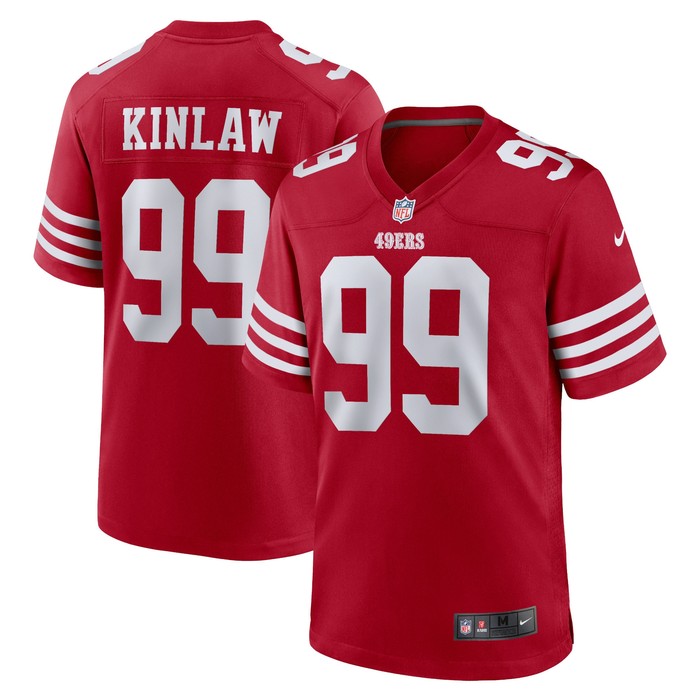 Javon Kinlaw San Francisco 49ers Team Player Game Jersey - Scarlet Nfl