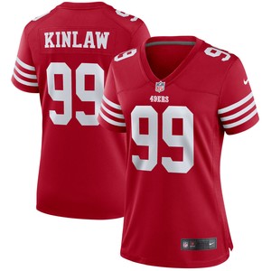 Javon Kinlaw San Francisco 49ers Womens Player Game Jersey - Scarlet Nfl - Cocomos