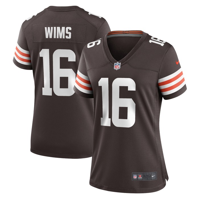 Javon Wims Cleveland Browns Womens Game Jersey - Brown Nfl