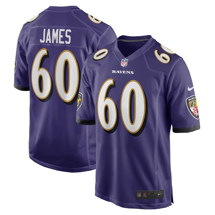 Jawuan James Baltimore Ravens Game Jersey - Purple Nfl