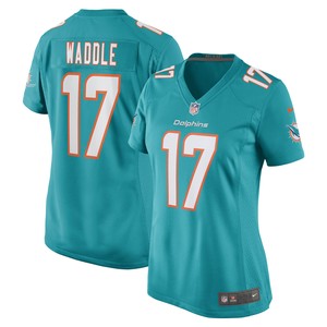 Jaylen Waddle Miami Dolphins Womens Game Player Jersey Aqua Nfl