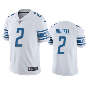 Jeff Driskel Detroit Lions White Vapor Limited Jersey