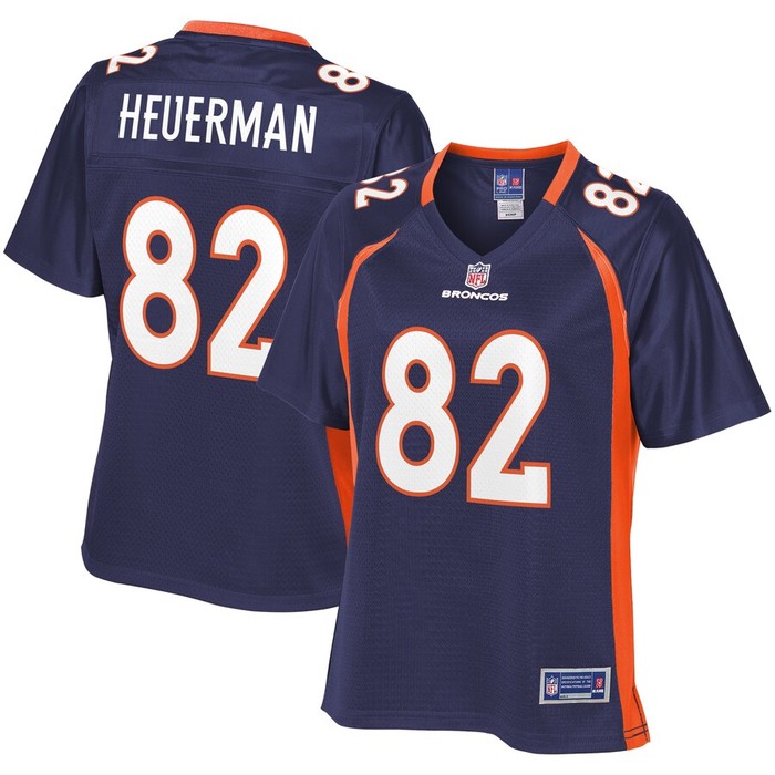 Jeff Heuerman Denver Broncos Nfl Pro Line Womens Alternate Player Jersey - Navy