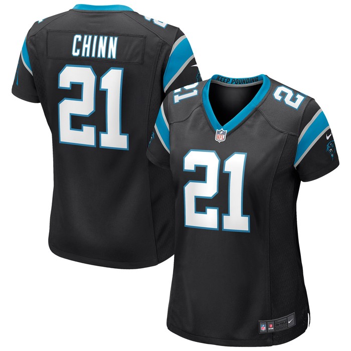 Jeremy Chinn Carolina Panthers Womens Game Jersey Black Nfl