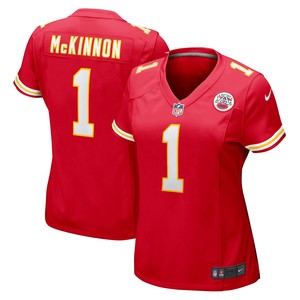 Jerick Mckinnon Kansas City Chiefs Womens Game Player Jersey - Red Nfl