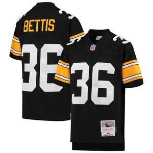 Jerome Bettis Pittsburgh Steelers Mitchell & Ness 1996 Legacy Retired Player Jersey - Black Nfl