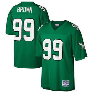 Jerome Brown Philadelphia Eagles Mitchell & Ness Retired Player Legacy Replica Jersey - Midnight Green Nfl