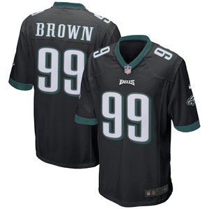 Jerome Brown Philadelphia Eagles Nike Retired Player Game Jersey - Black