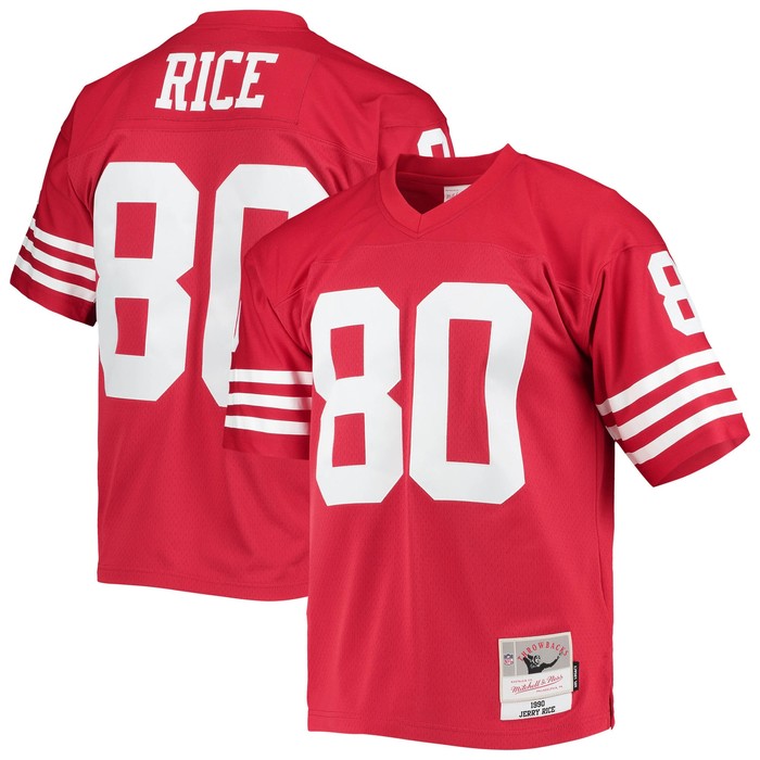 Jerry Rice San Francisco 49ers Mitchell & Ness Legacy Replica Jersey - Scarlet Nfl