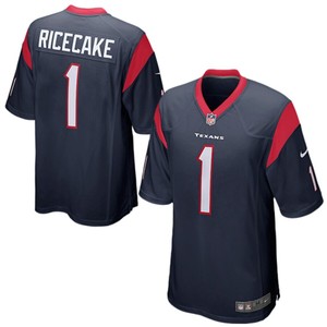 Jerry Ricecake Houston Texans Nike Game Jersey - Navy Blue