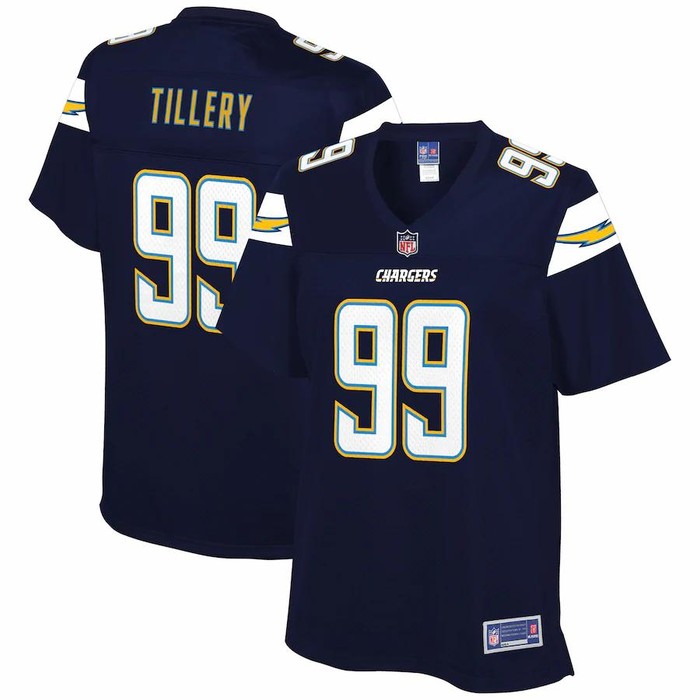 Jerry Tillery Los Angeles Chargers Nfl Pro Line Womens Player Jersey - Navy