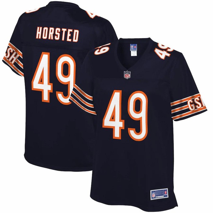 Jesper Horsted Chicago Bears Nfl Pro Line Womens Player Jersey - Navy