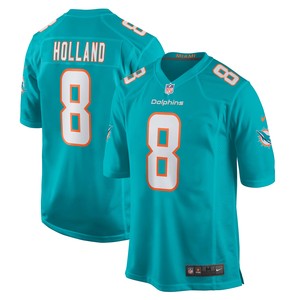 Jevon Holland Miami Dolphins Game Player Jersey - Aqua Nfl