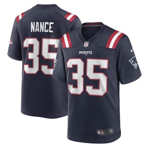 Jim Nance New England Patriots Retired Player Jersey - Navy Nfl