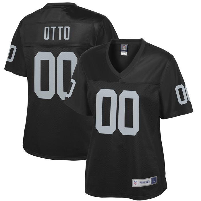 Jim Otto Las Vegas Raiders Nfl Pro Line Womens Retired Player Replica Jersey - Black Nfl