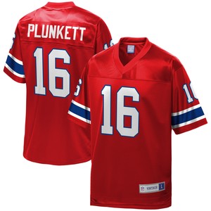 Jim Plunkett New England Patriots Nfl Pro Line Retired Player Jersey - Red Nfl