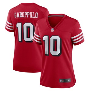 Jimmy Garoppolo San Francisco 49ers Womens Alternate Game Jersey - Red Nfl