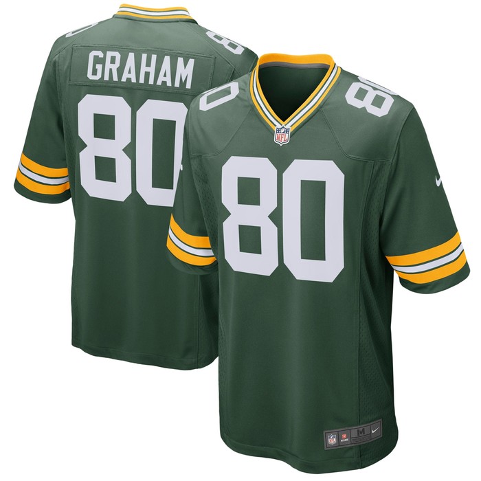 Jimmy Graham Green Bay Packers Game Jersey - Green Nfl