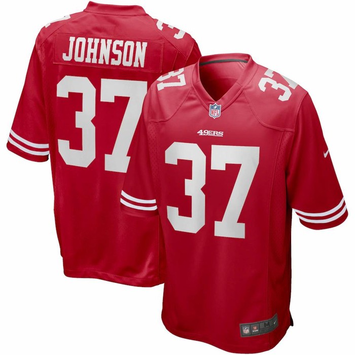 Jimmy Johnson San Francisco 49ers Nike Game Retired Player Jersey - Scarlet