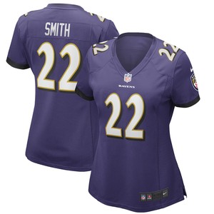 Jimmy Smith Baltimore Ravens Womens Game Jersey - Purple Nfl